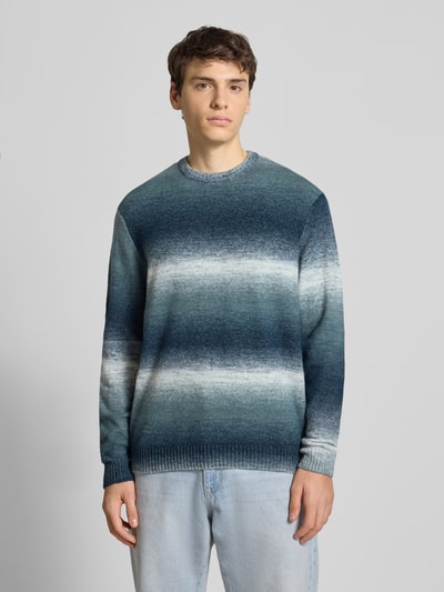 Only & Sons Regular fit gebreide pullover met katoen, model 'BERTIL' Marineblauw - 4