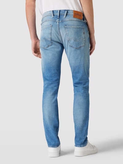 Replay Jeans in used-look, model 'Anbass' Lichtblauw - 5