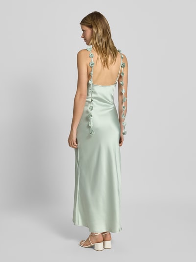 Gina Tricot Midi-jurk met cascadehals Lindegroen - 5