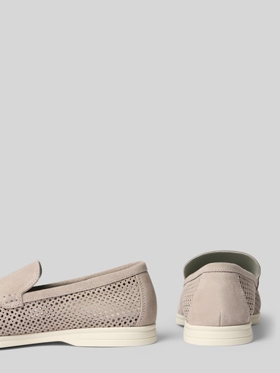 Steve Madden Loafer aus echtem Leder Modell 'Mayne' Hellgrau 2