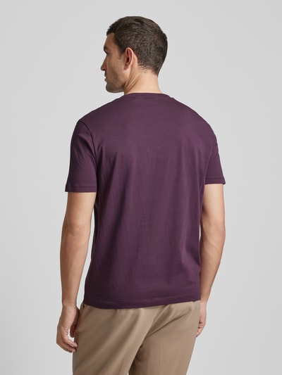 HUGO Oversized T-shirt met ronde hals, model 'DULIVIO' Prune - 5