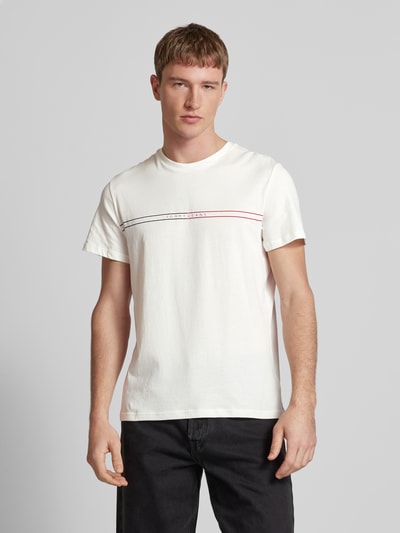 Tommy Jeans T-Shirt mit Label-Print Marine 4