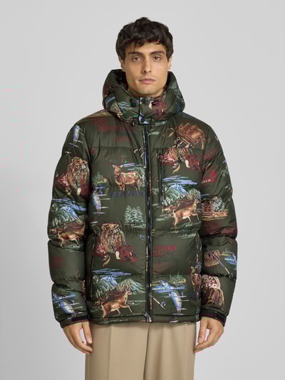 Polo Ralph Lauren Gewatteerd jack met capuchon Donkergroen - 4