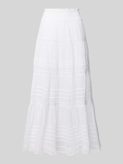 Neo Noir Maxirock im Stufen-Look Modell 'Felicia' Weiss 2