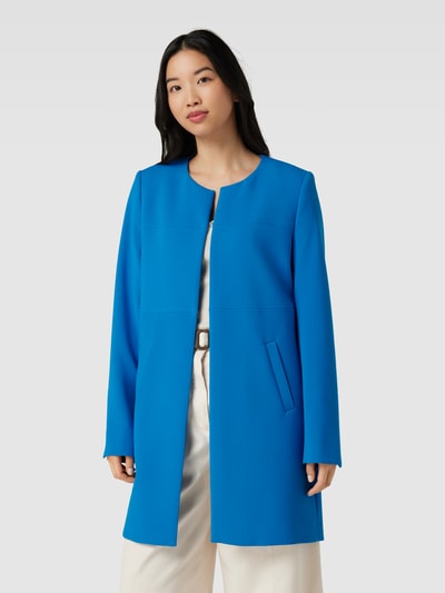 Christian Berg Woman Selection Lange blazer met steekzakken in effen design Blauw - 4