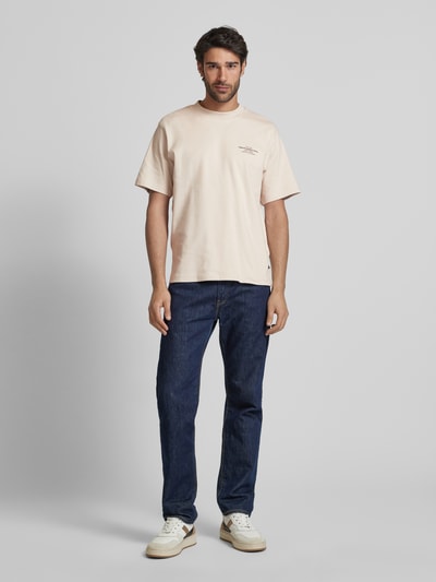 Jack & Jones Premium T-Shirt mit Label-Print Modell 'LACHAD' Offwhite 1