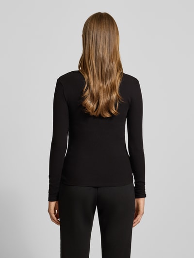 Guess Activewear Shirt met lange mouwen en ronde hals, model 'COLETTE' Zwart - 5