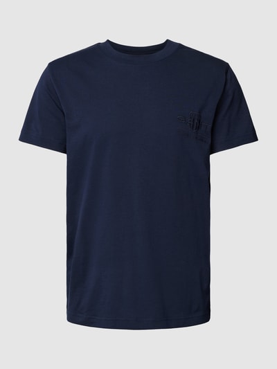 Gant T-Shirt aus Baumwolle mit Label-Detail Marine 2