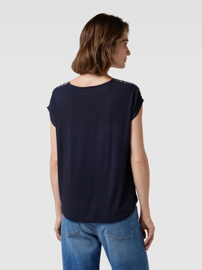 More & More Blusenshirt mit Allover-Muster Hellblau 5