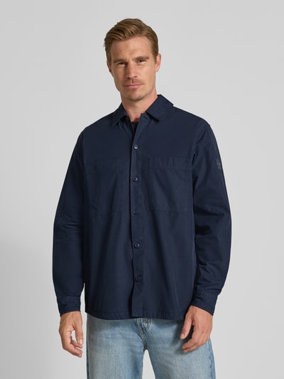 BOSS Orange Freizeithemd aus reiner Baumwolle Modell 'LOCKY_2' Marine 4