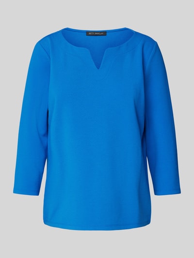 Betty Barclay Sweatshirt mit V-Ausschnitt Royal 2