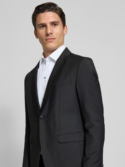 CG - Club of Gents Regular Fit Smoking-Sakko mit Schalkragen Modell 'Pharrel' Black 3