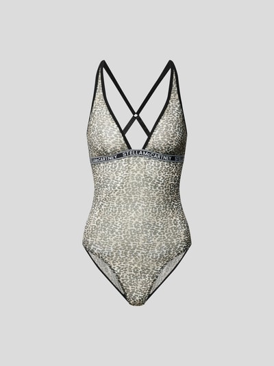 Stella Mc Cartney Bodysuit mit Animal-Muster Rosé 2