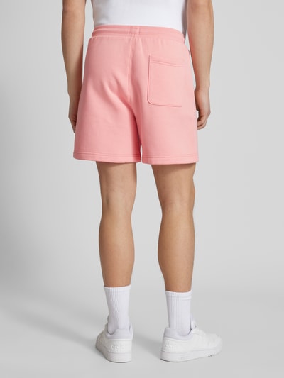 Tommy Jeans Regular fit sweatshorts met logostitching, model 'BEACH' Rosé - 5