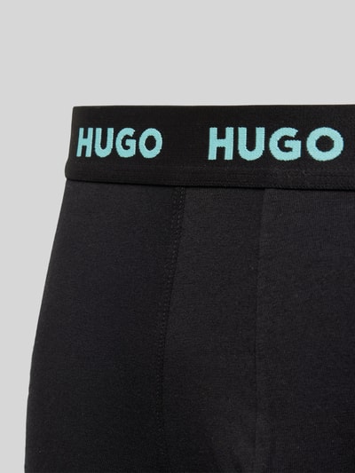 HUGO Trunks mit elastischem Logo-Bund im 3er-Pack Black 2