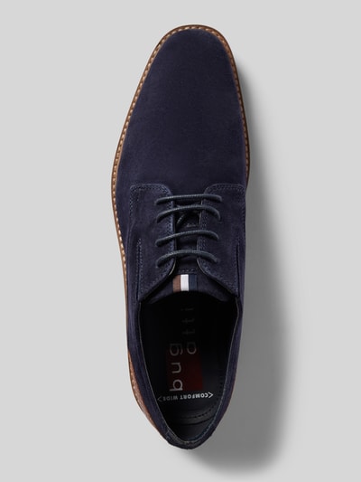 bugatti Derby schoenen met labeldetails, model 'Merlo' Marineblauw - 3