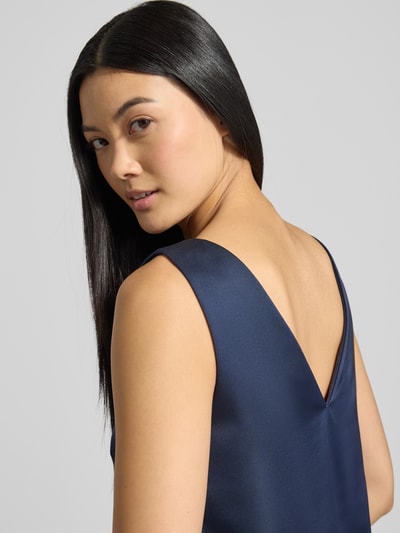 Christian Berg Cocktail Regular Fit Top aus Satin Marine 3