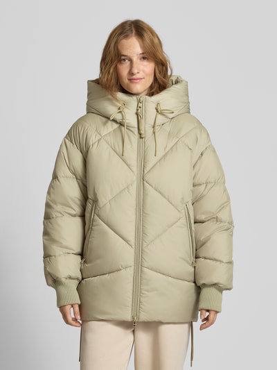 Marc O'Polo Denim Kurtka pikowana o kroju comfort fit z kapturem Trzcinowy 4