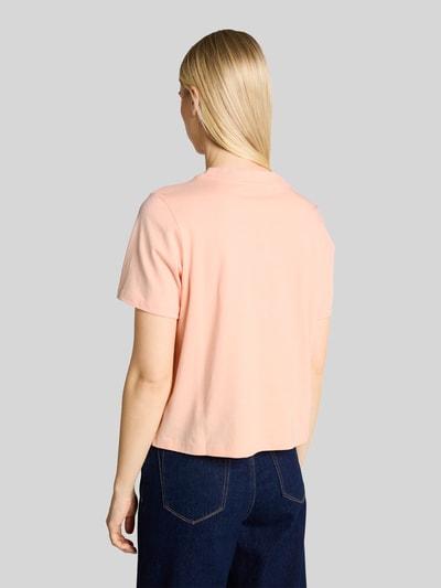 Tom Tailor Denim Regular Fit T-Shirt aus reiner Baumwolle Apricot 5