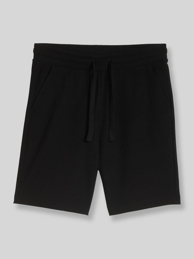Tom Tailor Denim Regular Fit Sweatshorts aus Baumwoll-Mix Black 2