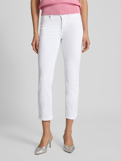 Cambio Slim fit jeans met verkort model, model 'PIPER' Offwhite - 4