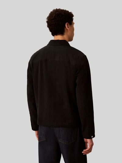 Calvin Klein Jeans Kurtka koszulowa z czystej bawełny w kroju regular fit Czarny 5
