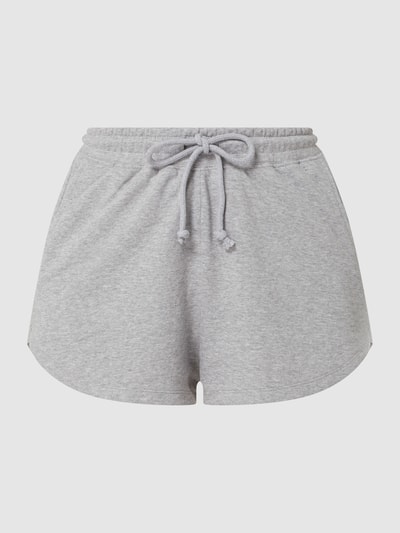 REVIEW Sweatshorts van katoenmix Middengrijs gemêleerd - 2