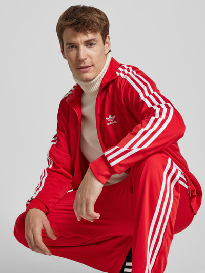 adidas Originals Sweatjack met labelstitching Rood - 3