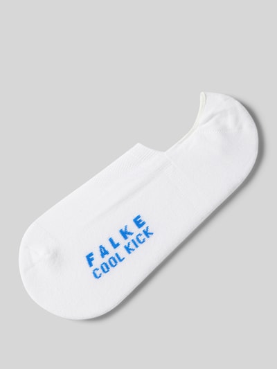 Falke Sneakersocken mit Label-Print Weiss 1