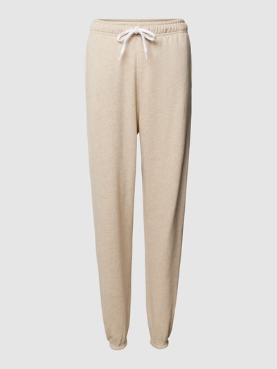 Polo Ralph Lauren Spodnie dresowe z wyhaftowanym logo Écru melanż 2