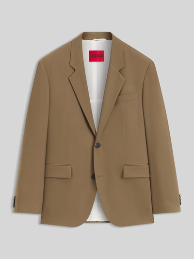 HUGO Regular Fit Sakko mit Viskose-Anteil Modell 'Karlo243X' Beige 2