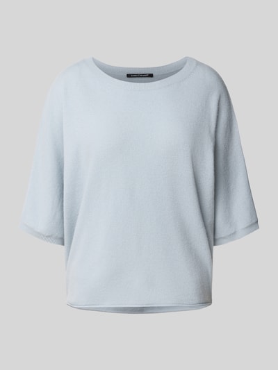 Luisa Cerano Strickpullover mit gerippten Abschlüssen Bleu 2