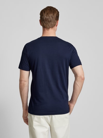 Lacoste T-shirt met labelmotief Marineblauw - 5