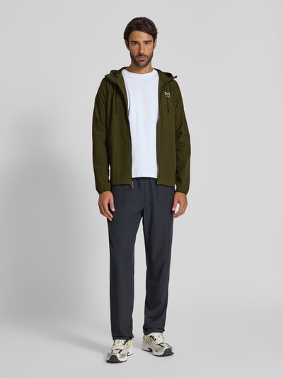 Under Armour Regular fit windbreaker met logoprint Olijfgroen - 1