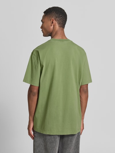 ARMEDANGELS relaxed fit T-shirt van pure biologisch katoen model 'ICONIC Å MAARKOS' Olijfgroen - 5