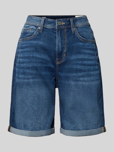 s.Oliver RED LABEL Szorty jeansowe o kroju regular fit z mieszanki bawełny model 'SURI' Ciemnoniebieski 2