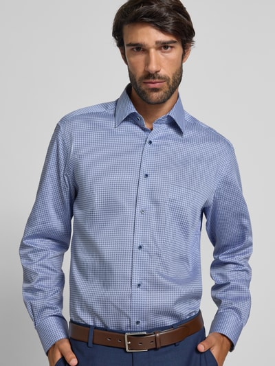 ETERNA Comfort Fit Business-Hemd mit Kentkragen Bleu 3