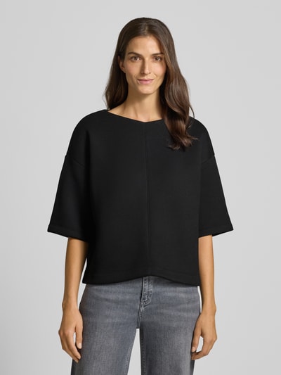 OPUS Sweatshirt mit Rundhalsausschnitt Modell 'Ginama' Black 4