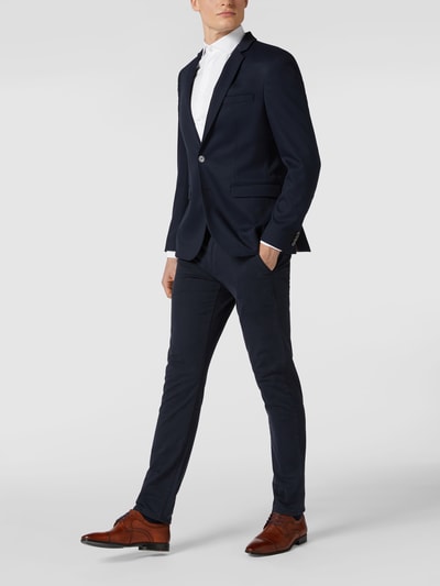 Jake*s Slim Fit Business-Hemd aus Twill Weiß 1