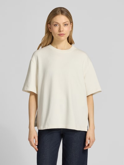 Rich & Royal Sweatshirt mit Rundhalsausschnitt und 1/2-Arm Ecru 4
