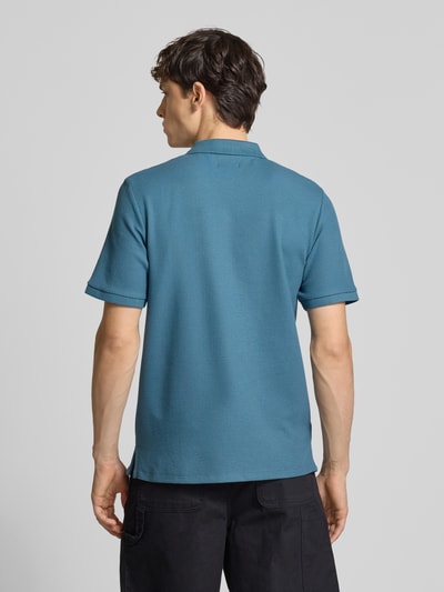 Jack & Jones Poloshirt mit Label-Stitching Modell 'AUSTIN' Ocean 5