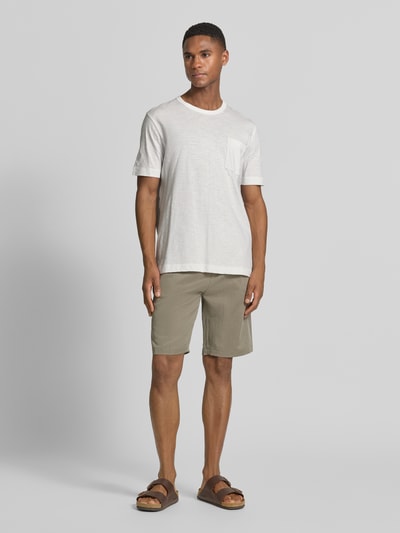 Marc O'Polo t-shirt o kroju regular fit z czystej bawełny Złamany biały 1