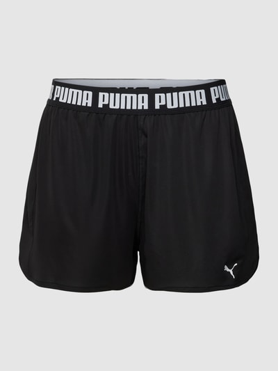 PUMA Performance Plus Szorty z dzianiny dresowej z detalami z logo Czarny 2