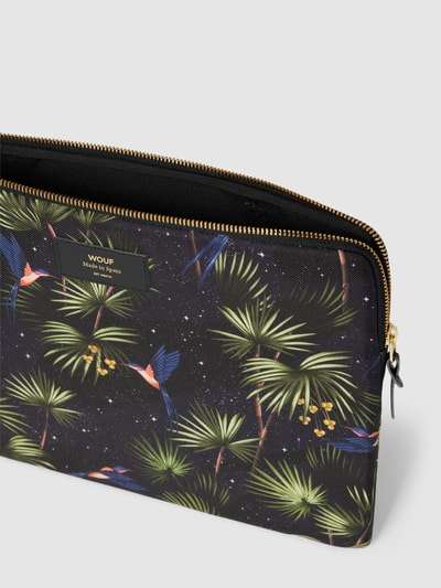 WOUF Laptoptasche mit Allover-Muster Modell 'Paradise' Marine 3