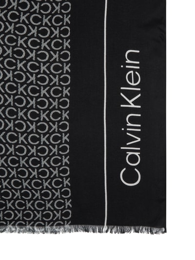 CK Calvin Klein Schal mit Logo-Muster Black 2