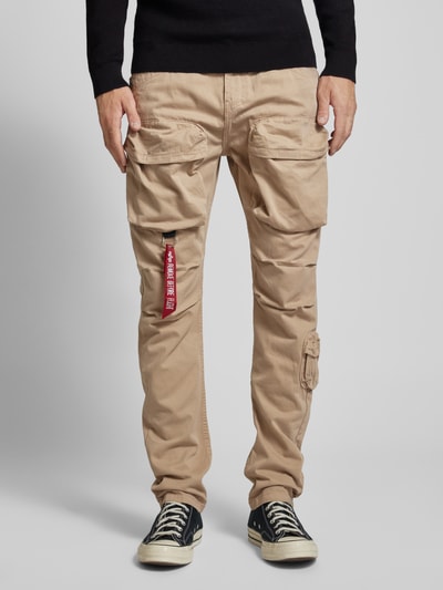 Alpha Industries Regular Fit Cargohose mit Gürtelschlaufen Modell 'Tactical Pant' Sand 5