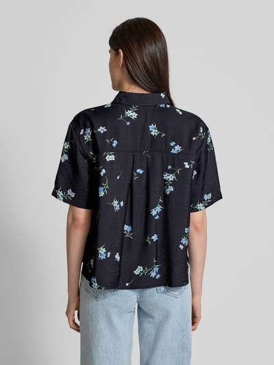 Jake*s Casual Regular Fit Bluse mit 1/2-Arm Black 5