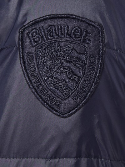 Blauer Usa Daunenmantel mit Kapuze  Marine 3