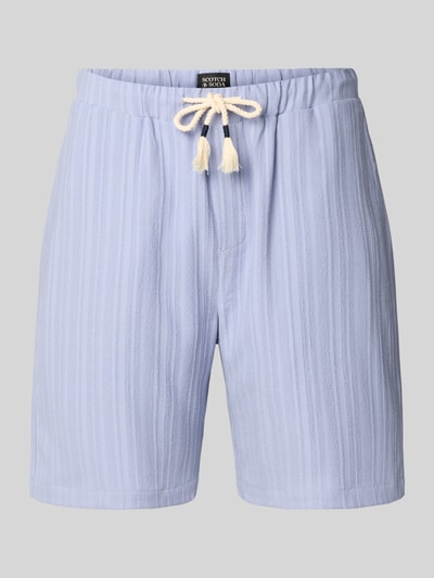 Scotch & Soda Regular fit sweatshorts met elastische band Lavendel - 2