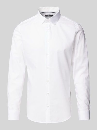 Jake*s Slim Fit Business-Hemd mit Kentkragen Weiss 2